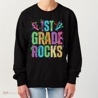 School Rocks Back To School Rockin 1st Grade Rocks Women's Sweatshirt thumb 0