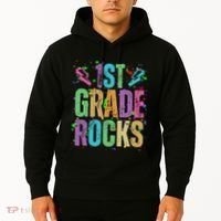School Rocks Back To School Rockin 1st Grade Rocks Hoodie thumb 2
