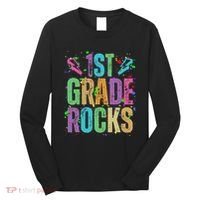 School Rocks Back To School Rockin 1st Grade Rocks Long Sleeve Shirt thumb 0
