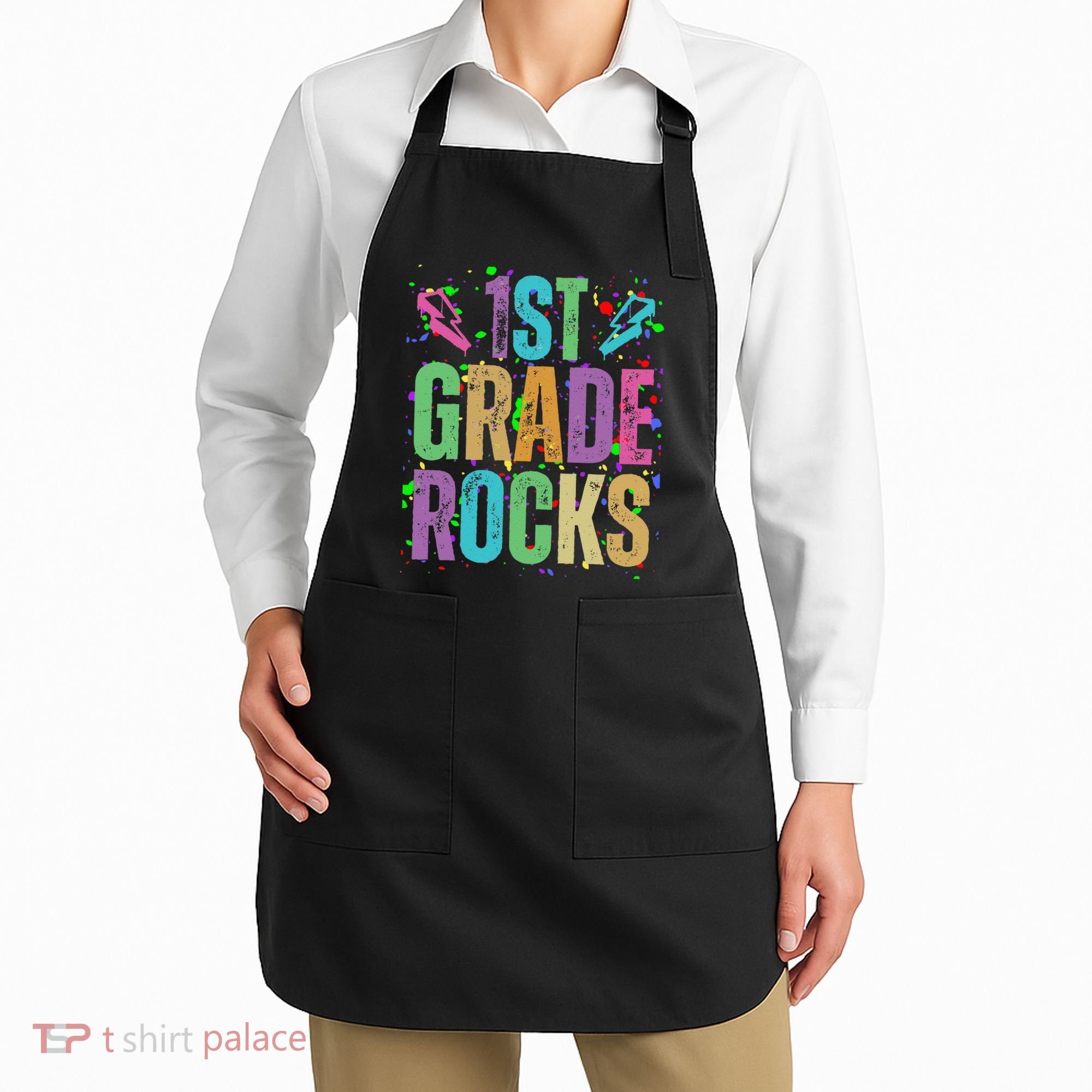 School Rocks Back To School Rockin 1st Grade Rocks Apron