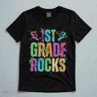 School Rocks Back To School Rockin 1st Grade Rocks T-Shirt thumb 5