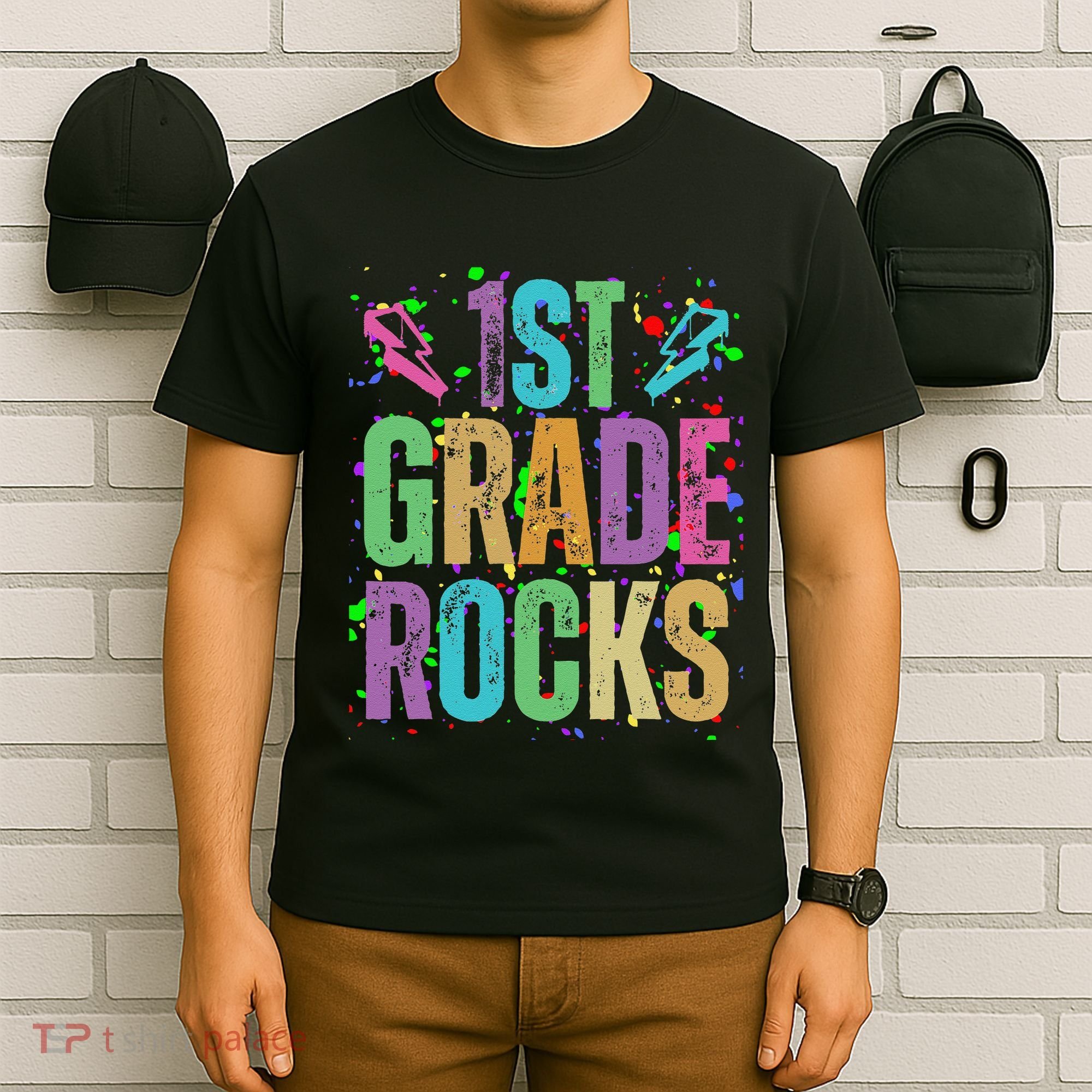 School Rocks Back To School Rockin 1st Grade Rocks T-Shirt