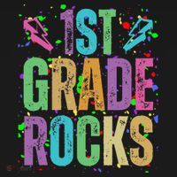 School Rocks Back To School Rockin 1st Grade Rocks Women's Hoodie thumb 2