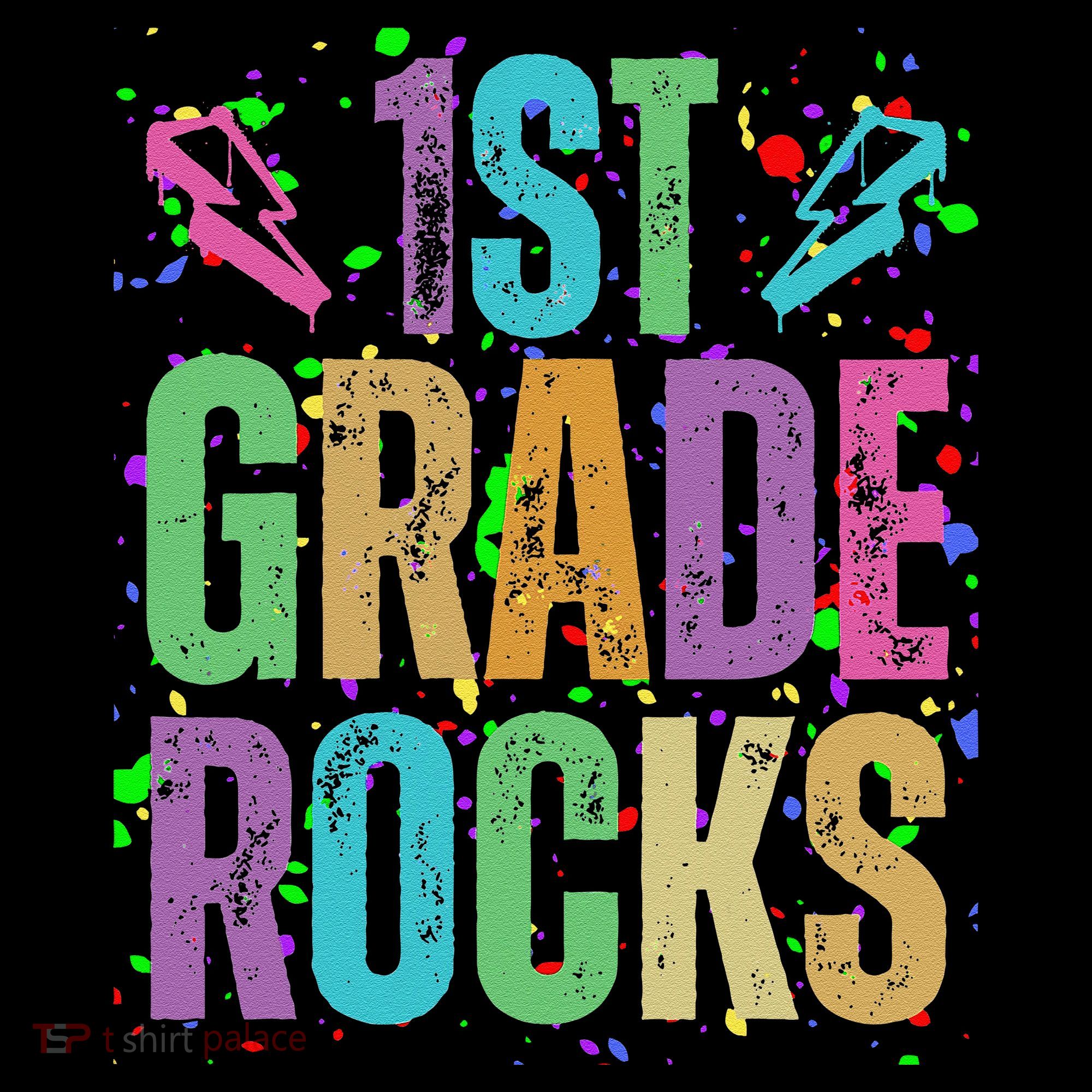 School Rocks Back To School Rockin 1st Grade Rocks Women's Hoodie