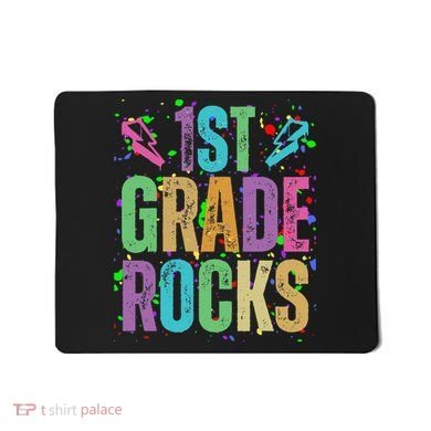 School Rocks Back To School Rockin 1st Grade Rocks Mousepad