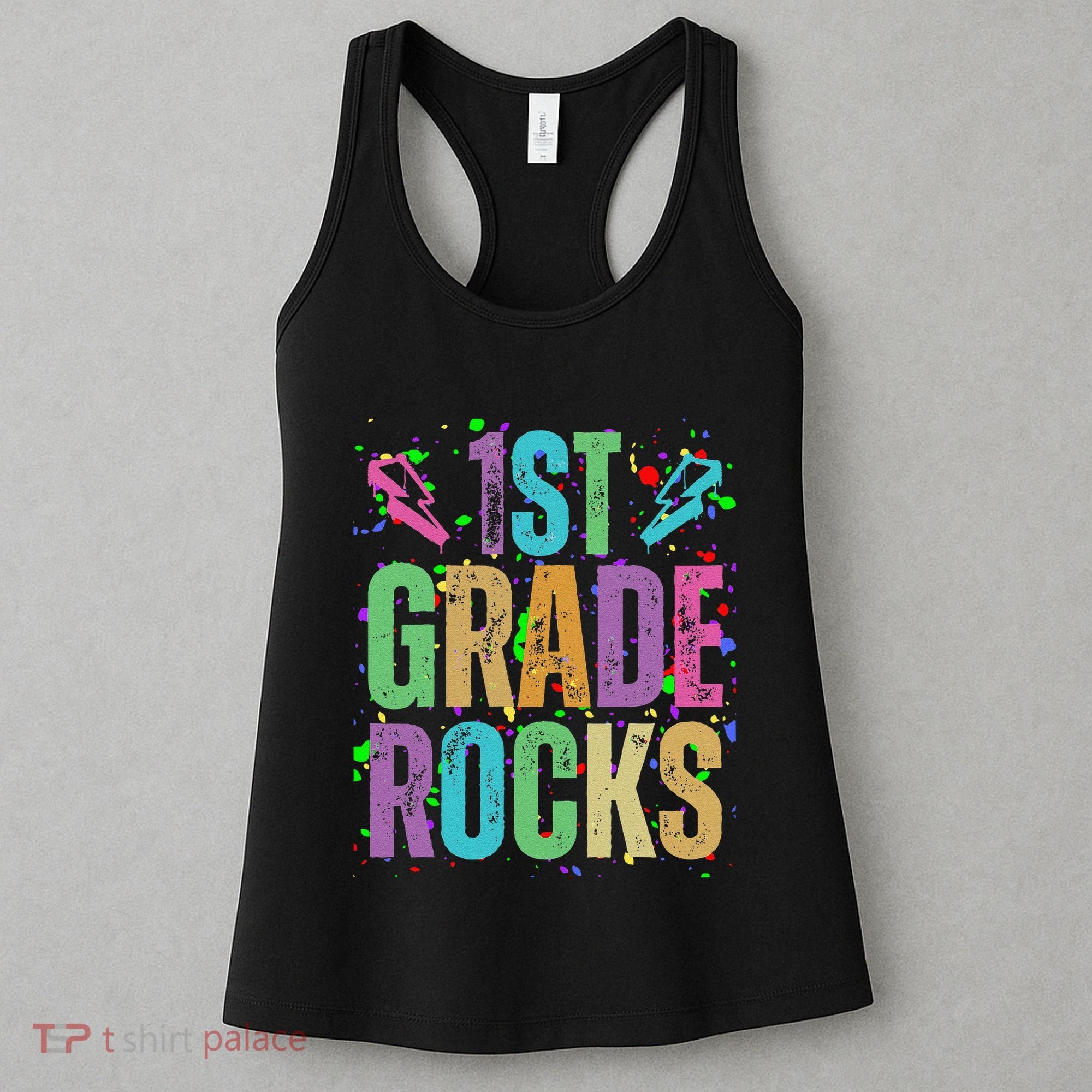 School Rocks Back To School Rockin 1st Grade Rocks Women's Tank Top