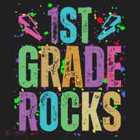 School Rocks Back To School Rockin 1st Grade Rocks Golf Towel thumb 3