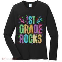 School Rocks Back To School Rockin 1st Grade Rocks Women's Long Sleeve Shirt thumb 0