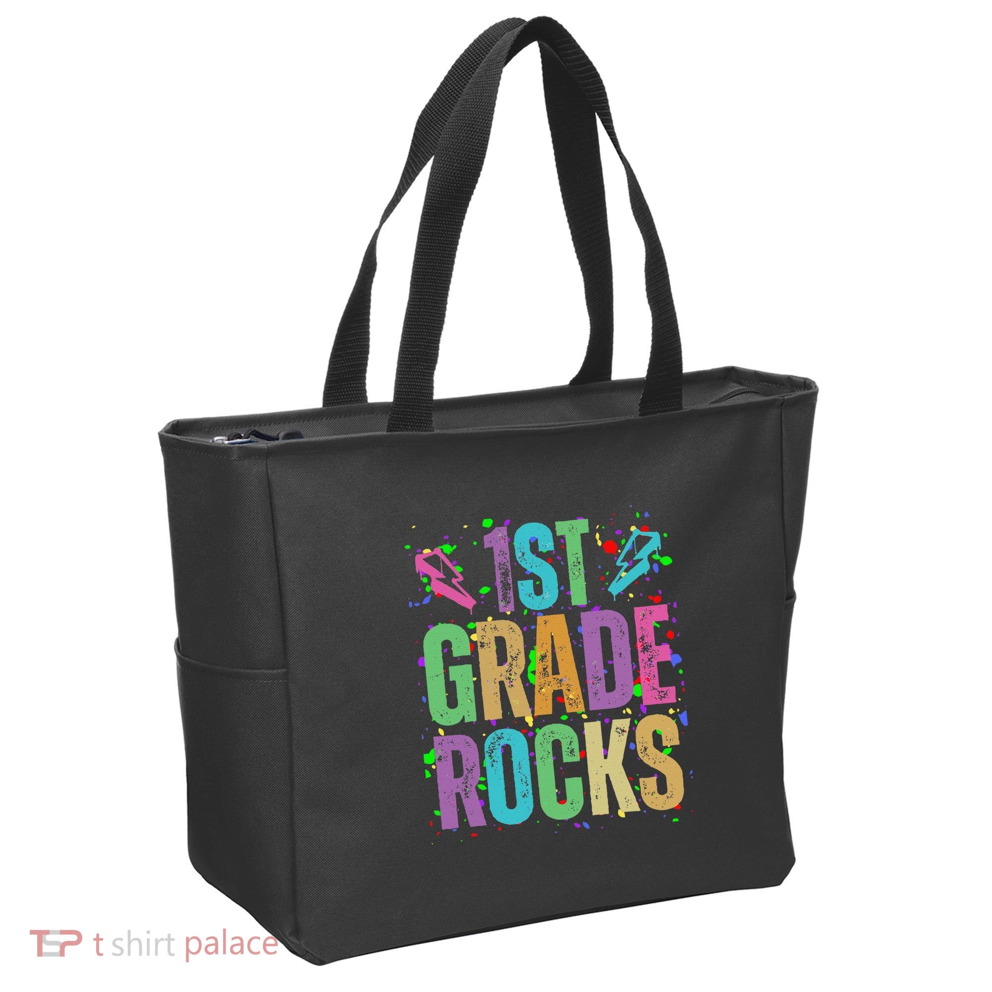 School Rocks Back To School Rockin 1st Grade Rocks Tote Bag