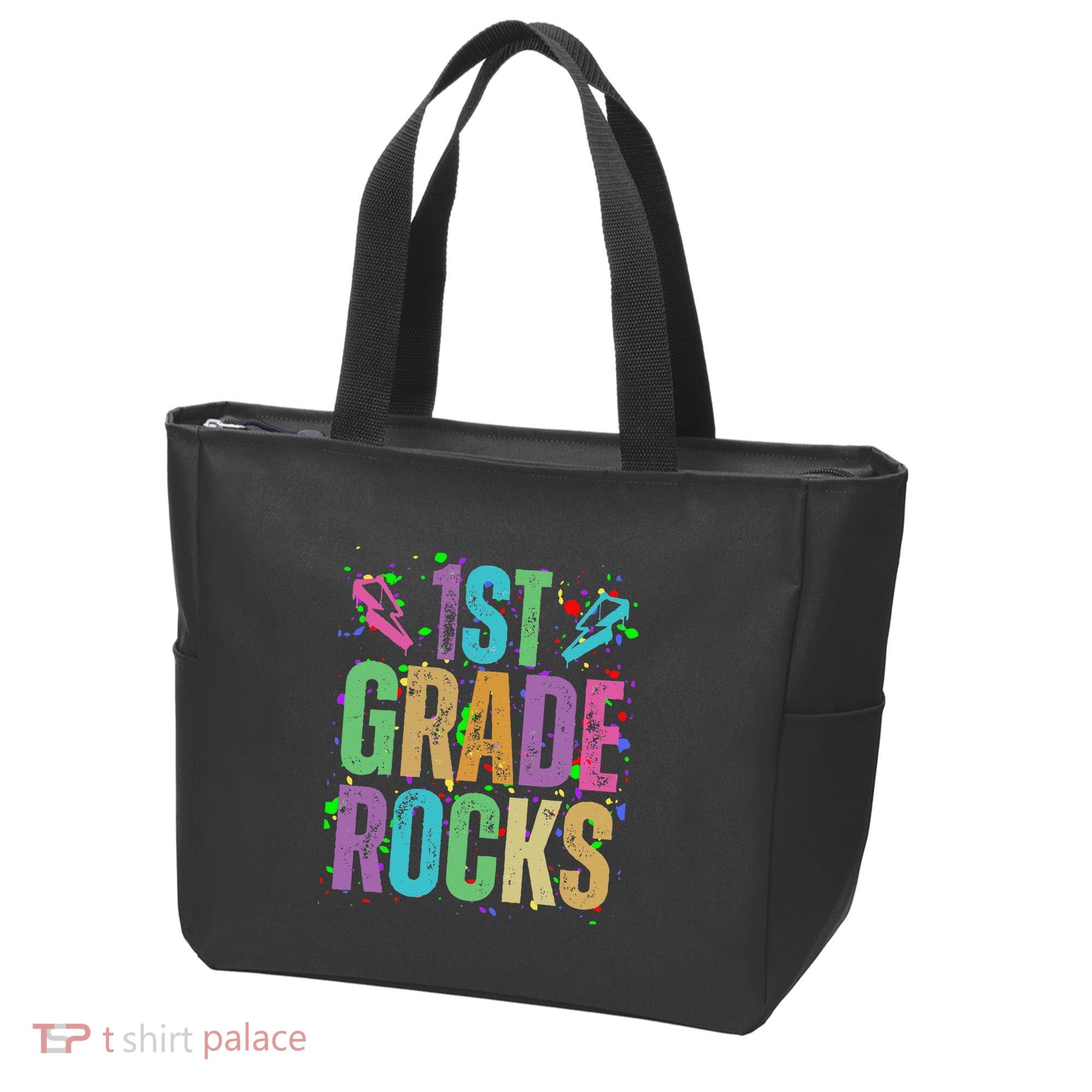 School Rocks Back To School Rockin 1st Grade Rocks Tote Bag