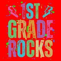 School Rocks Back To School Rockin 1st Grade Rocks Santa Hat thumb 1