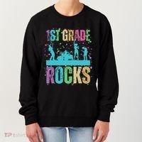 School Rocks Back To School Rockin 1st Grade Rocks Women's Sweatshirt thumb 0