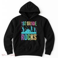 School Rocks Back To School Rockin 1st Grade Rocks Hoodie thumb 0