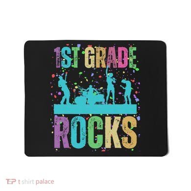 School Rocks Back To School Rockin 1st Grade Rocks Mousepad