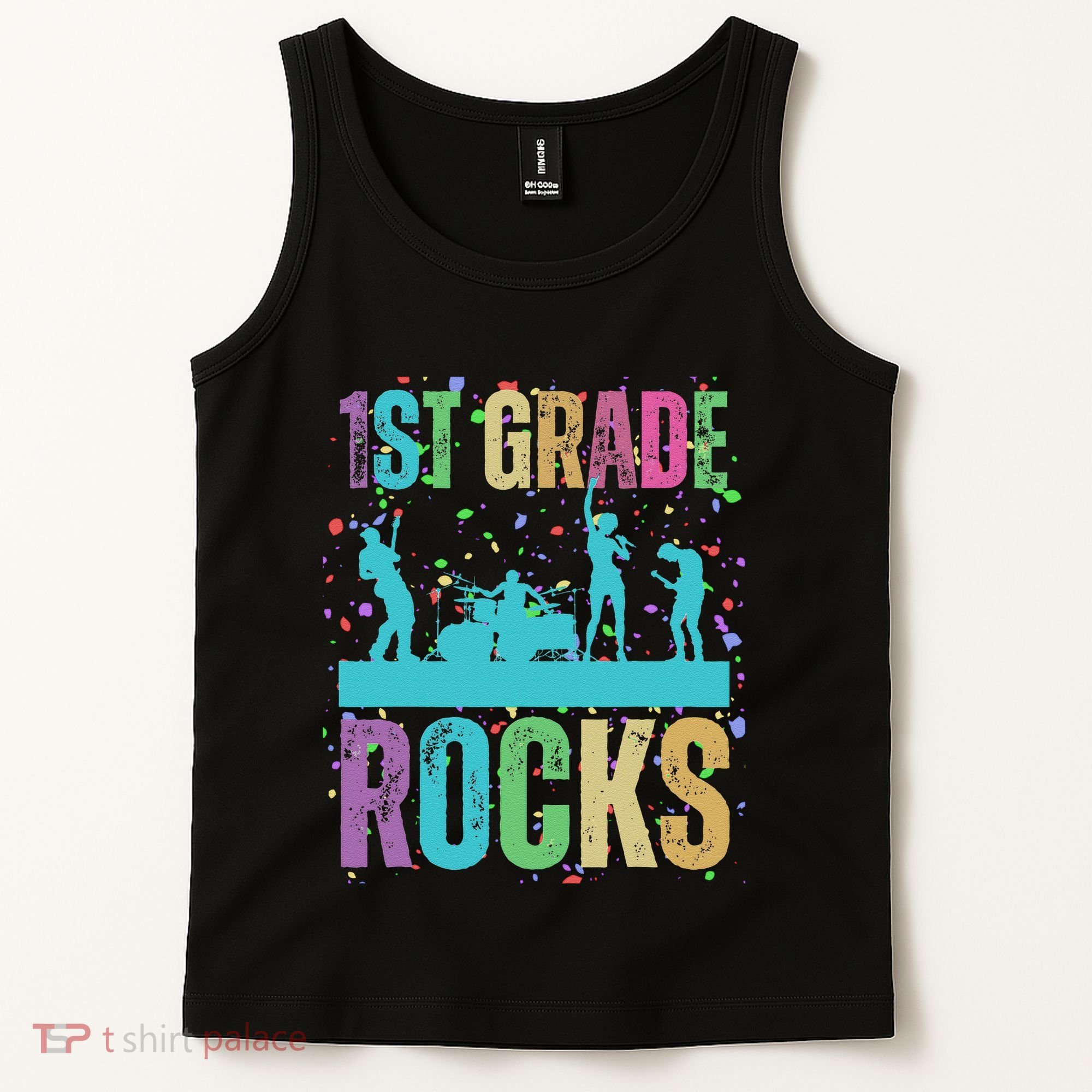School Rocks Back To School Rockin 1st Grade Rocks Tank Top