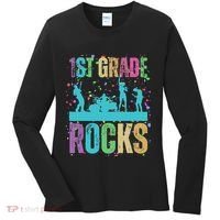 School Rocks Back To School Rockin 1st Grade Rocks Women's Long Sleeve Shirt thumb 0