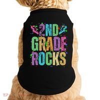 School Rocks Back To School Rockin 2nd Grade Rocks Doggie Tank thumb 0