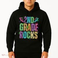 School Rocks Back To School Rockin 2nd Grade Rocks Hoodie thumb 2