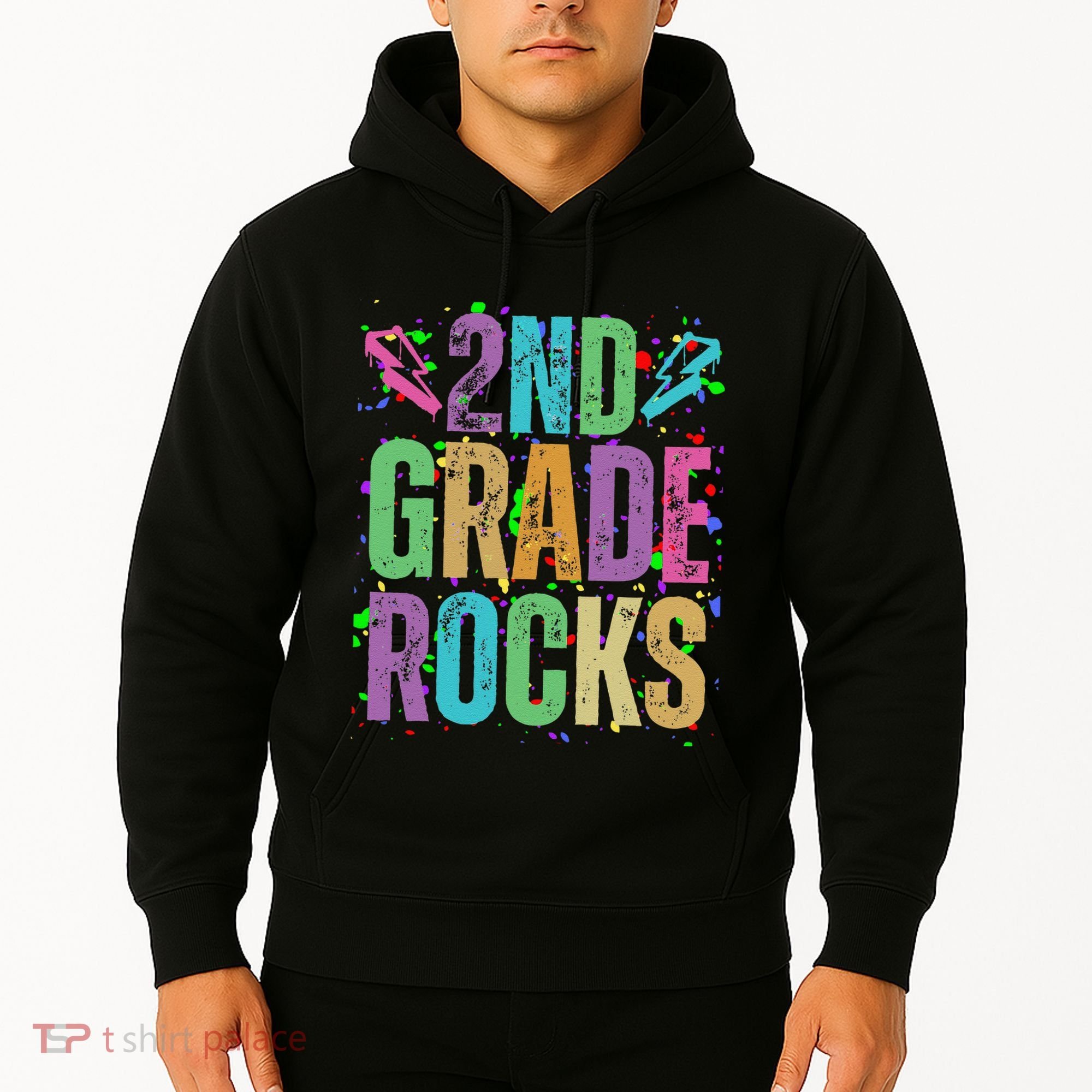 School Rocks Back To School Rockin 2nd Grade Rocks Hoodie