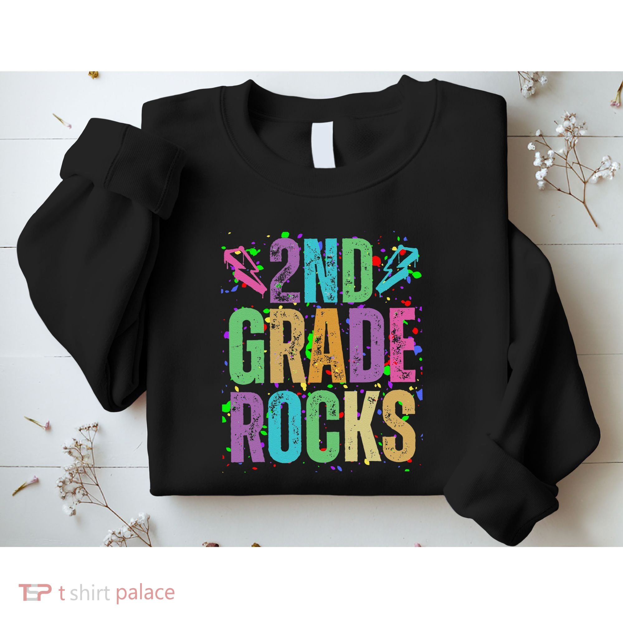 School Rocks Back To School Rockin 2nd Grade Rocks Sweatshirt