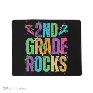 School Rocks Back To School Rockin 2nd Grade Rocks Mousepad