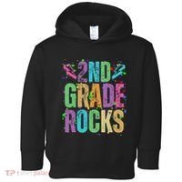 School Rocks Back To School Rockin 2nd Grade Rocks Toddler Hoodie thumb 0
