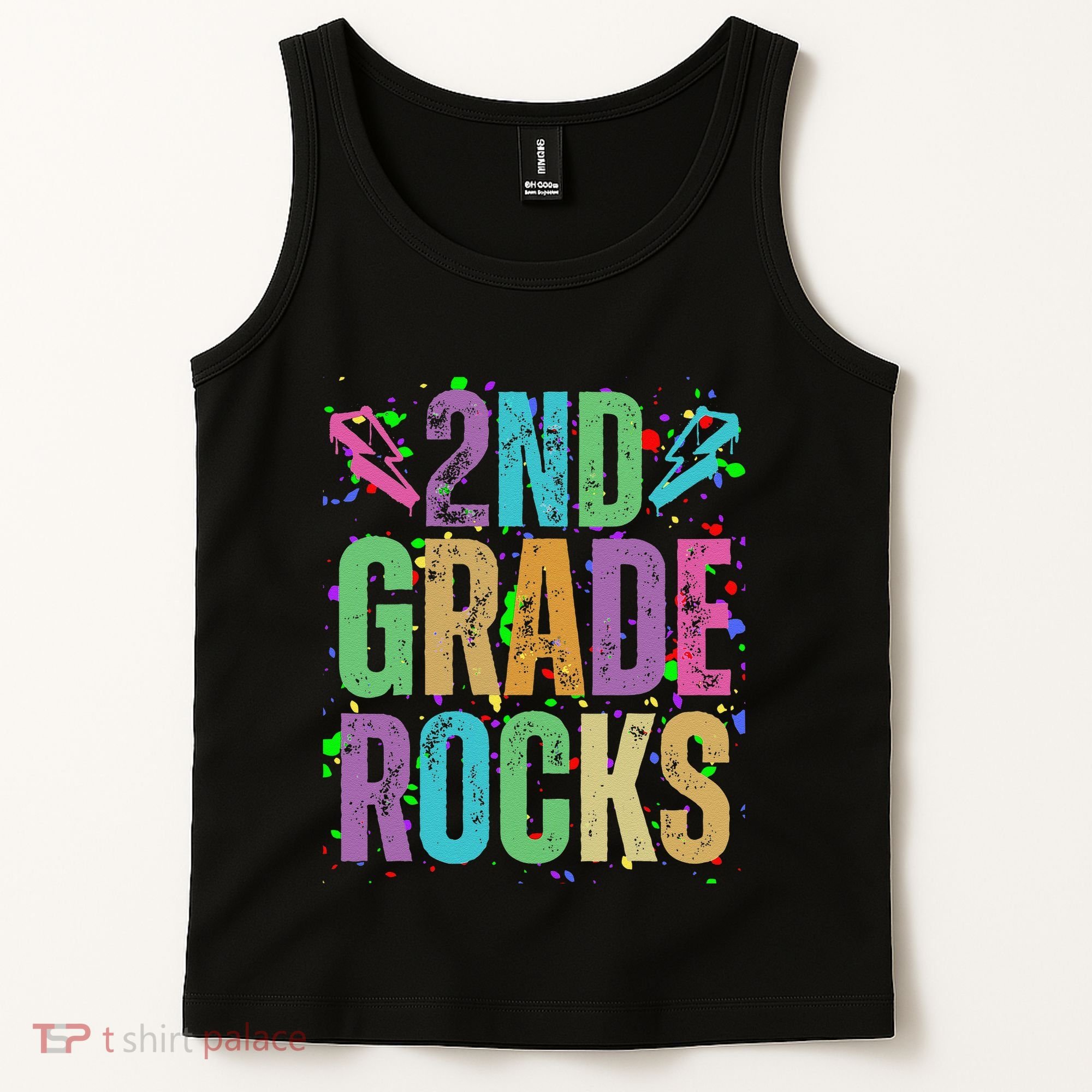 School Rocks Back To School Rockin 2nd Grade Rocks Tank Top