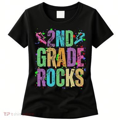 School Rocks Back To School Rockin 2nd Grade Rocks Women's T-Shirt