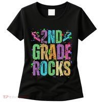 School Rocks Back To School Rockin 2nd Grade Rocks Women's T-Shirt thumb 0