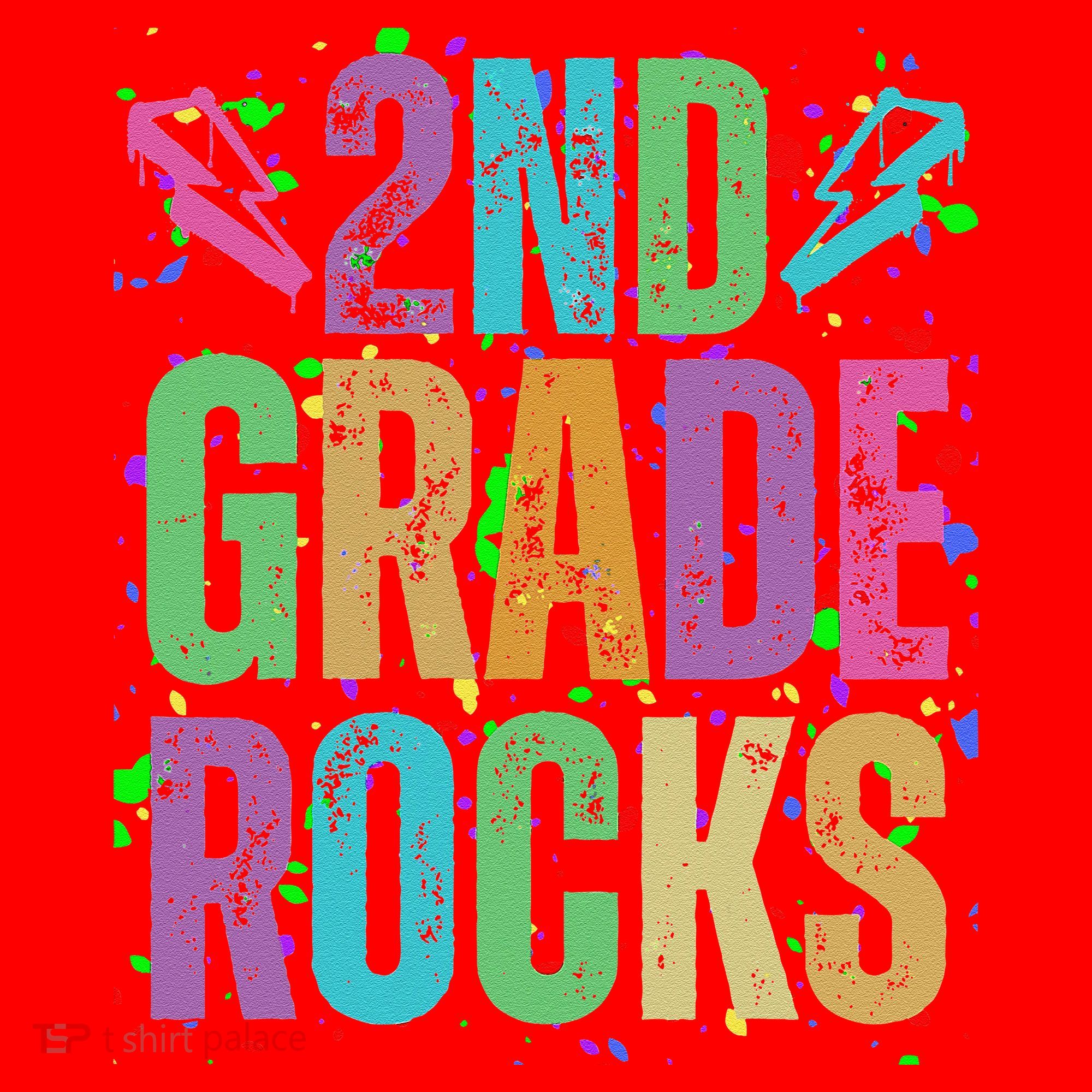 School Rocks Back To School Rockin 2nd Grade Rocks Santa Hat