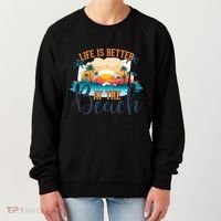 Summer Retro Beach Vibes Graphic Women's Sweatshirt thumb 0