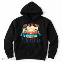 Summer Retro Beach Vibes Graphic Hoodie thumb 0