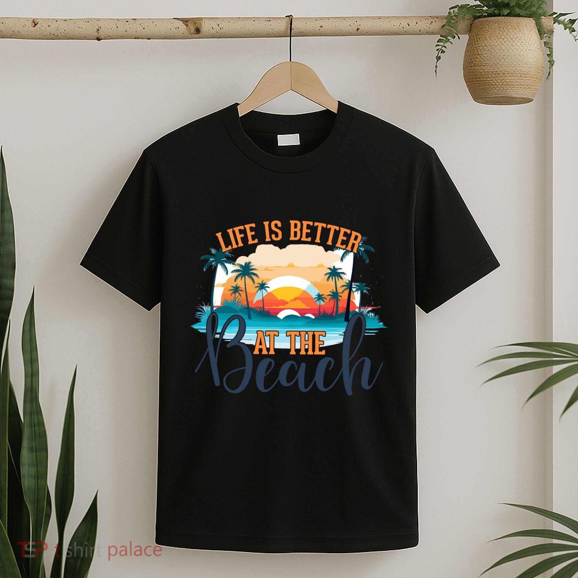 Summer Retro Beach Vibes Graphic T-Shirt