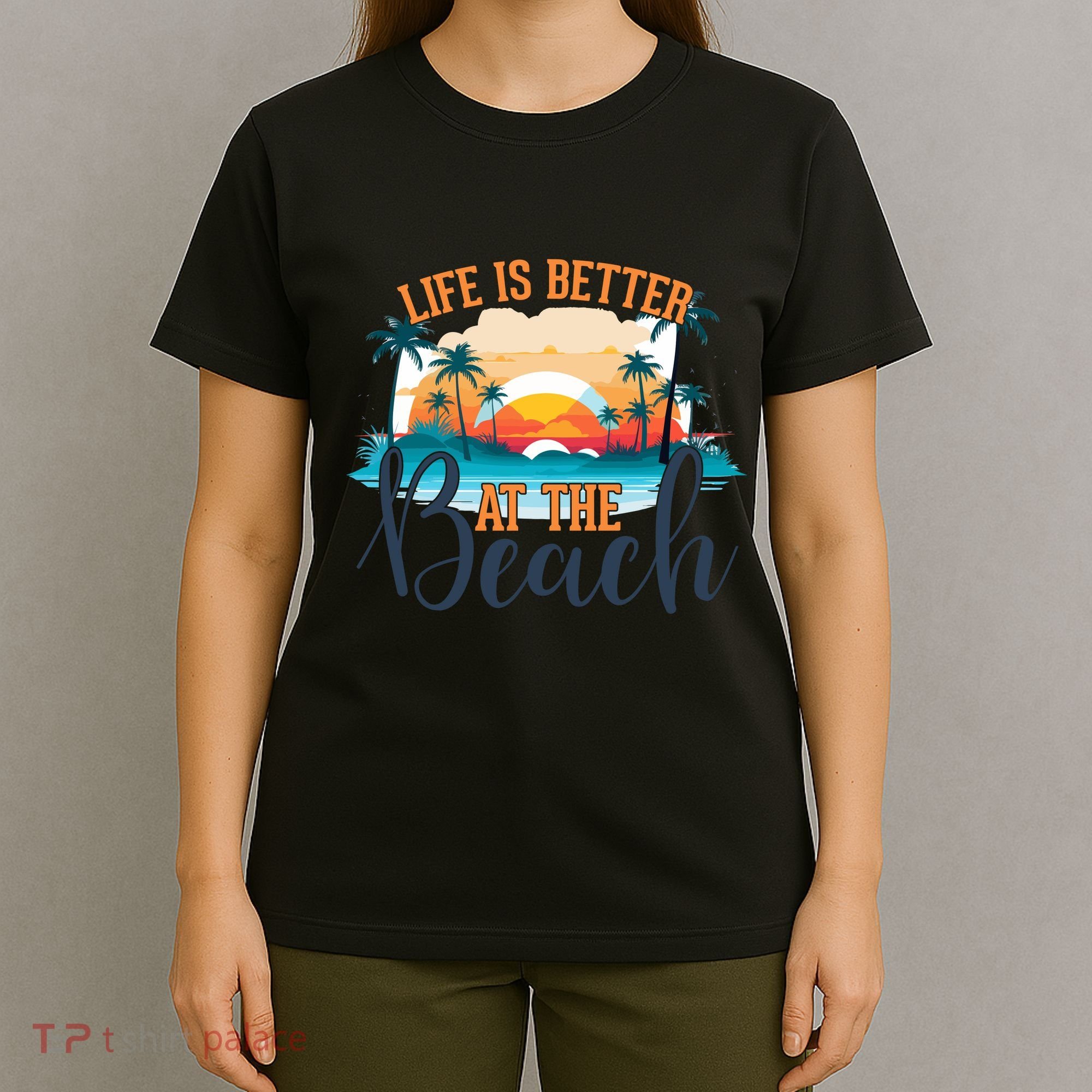 Summer Retro Beach Vibes Graphic T-Shirt