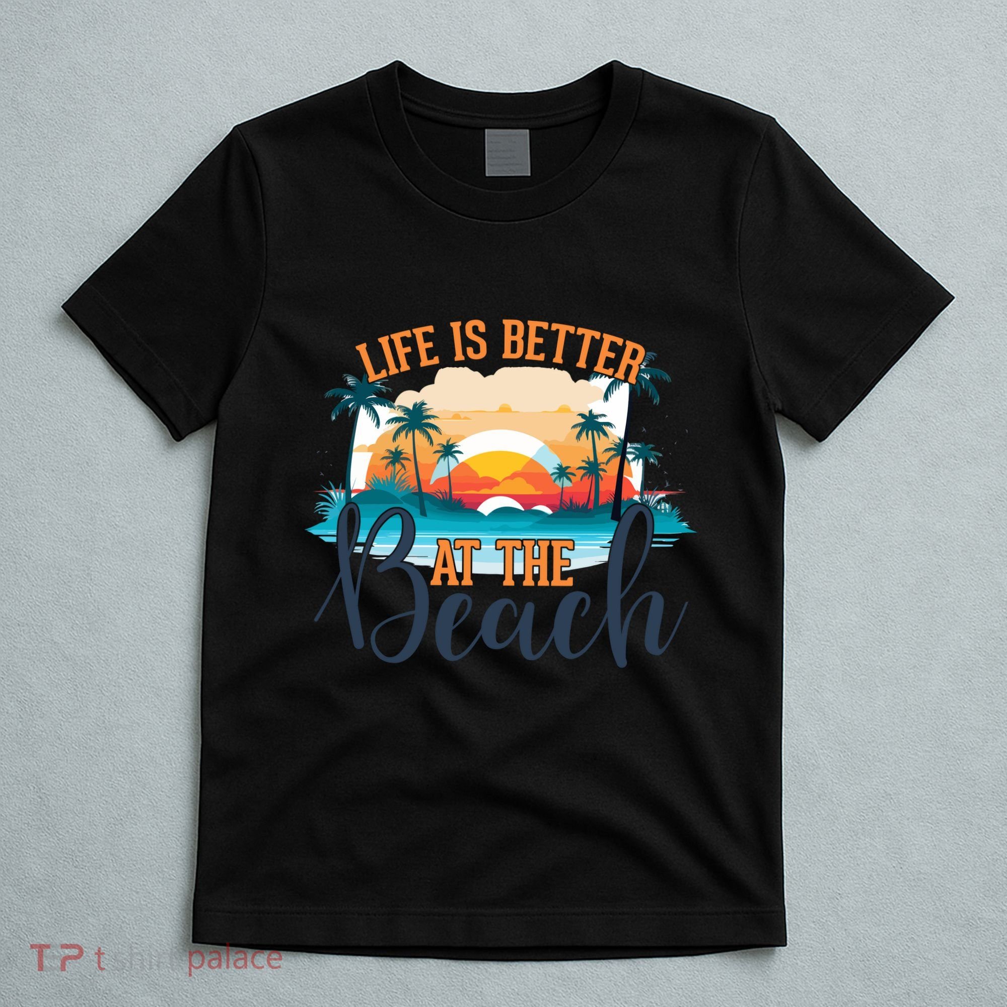 Summer Retro Beach Vibes Graphic T-Shirt