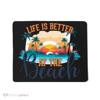 Summer Retro Beach Vibes Graphic Mousepad