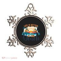Summer Retro Beach Vibes Graphic Ornament thumb 0