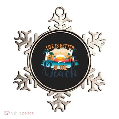 Summer Retro Beach Vibes Graphic Ornament