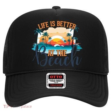 Summer Retro Beach Vibes Graphic Hat