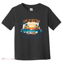 Summer Retro Beach Vibes Graphic Toddler T-Shirt thumb 0
