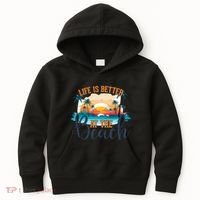 Summer Retro Beach Vibes Graphic Kids Hoodie thumb 0