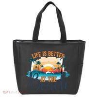 Summer Retro Beach Vibes Graphic Tote Bag thumb 0