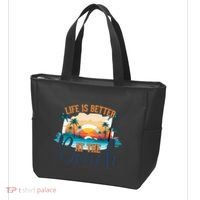 Summer Retro Beach Vibes Graphic Tote Bag thumb 3