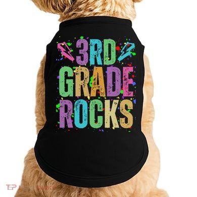School Rocks Back To School Rockin 3rd Grade Rocks Doggie Tank