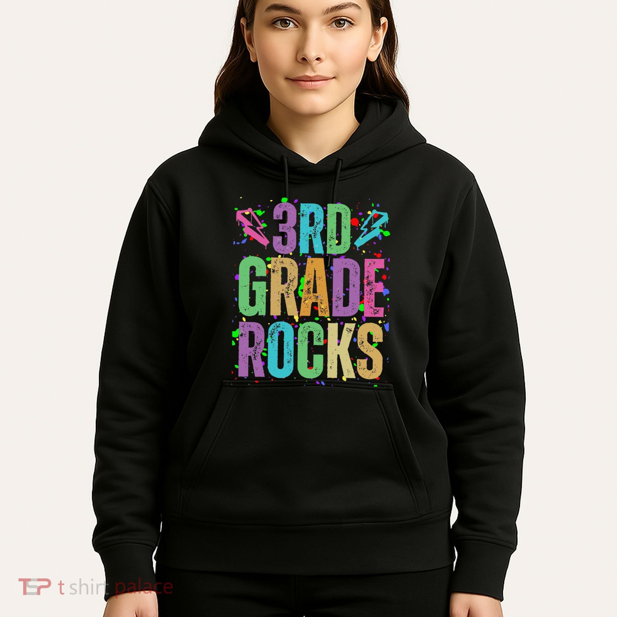 School Rocks Back To School Rockin 3rd Grade Rocks Hoodie