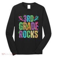 School Rocks Back To School Rockin 3rd Grade Rocks Long Sleeve Shirt thumb 0