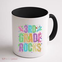School Rocks Back To School Rockin 3rd Grade Rocks Coffee Mug thumb 1