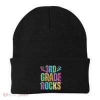 School Rocks Back To School Rockin 3rd Grade Rocks Beanie thumb 0