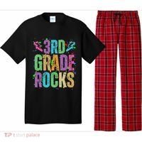 School Rocks Back To School Rockin 3rd Grade Rocks Pajama Set thumb 0