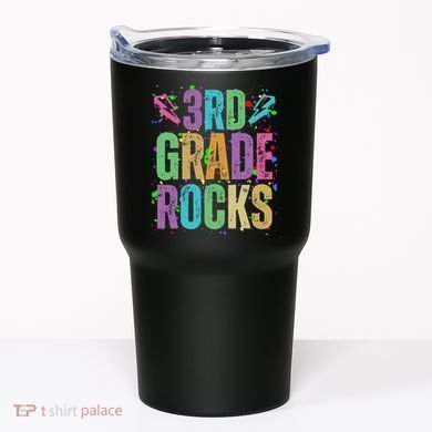 School Rocks Back To School Rockin 3rd Grade Rocks Tumbler